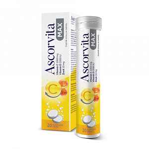 Ascorvita MAX 20 šumivých tablet