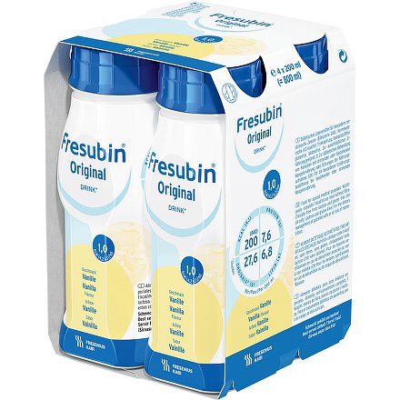 Fresubin original s vanil.příchutí perorální roztok 4 x 200 ml