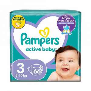 Pampers Active Baby Maxi Pack S4 58ks