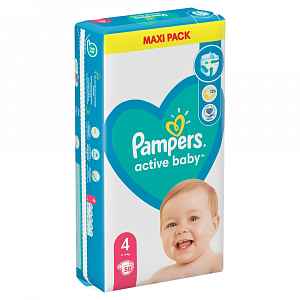 Pampers Active Baby Maxi Pack S4 58ks