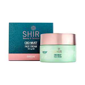 CBD hydratační pleťový krém proti vráskám 50 ml - SHIR Beauty & Science