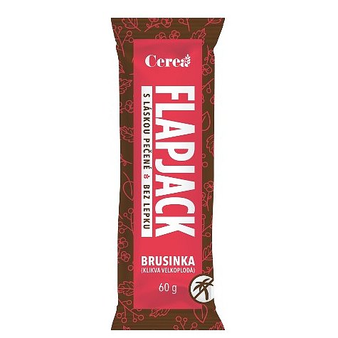 Flapjack Brusinka Ovesná tyčinka 60g