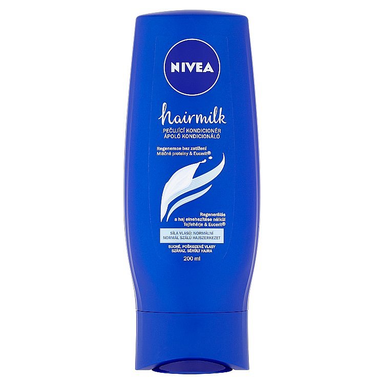 Nivea Hairmilk pečující kondicionér pro normální vlasy 200 ml