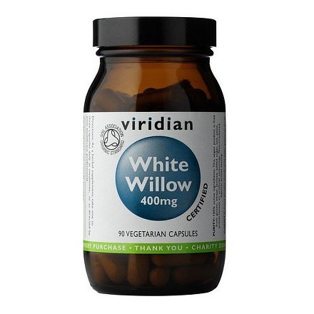 Organic White Willow Bark 400mg 90 kapslí