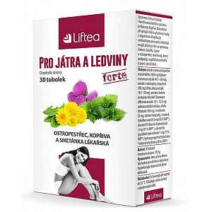 LIFTEA pro játra a ledviny tobolky 30