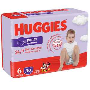 HUGGIES Pants Jumbo 6 15-25kg 30ks