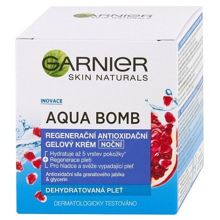 Garnier Skin Naturals Aqua Bomb regenerační antioxidační gelový krém noční 50ml