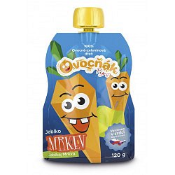 Ovocňák jablko-mrkev 100% pyré 120 g