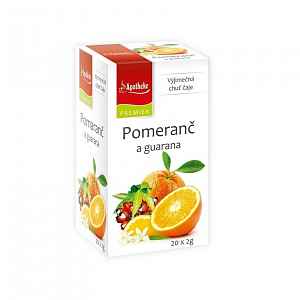 Apotheke Pomeranč a guarana čaj 20 x 2g