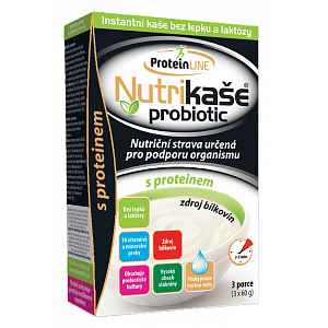 PHARMALINE Nutrikaše probiotic S proteinem 3x60 g