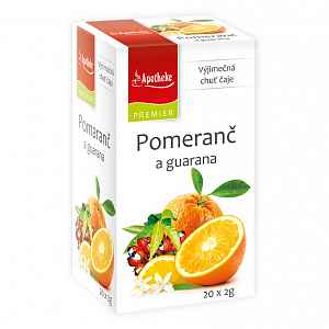 Apotheke Pomeranč a guarana čaj 20 x 2g