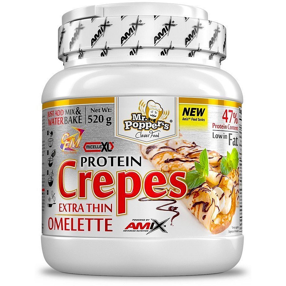 AMIX Mr. Popper's Protein Crepes Vanilka 520g