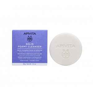 APIVITA Solid Foamy Cleanser mýdlo na pleť 80 g