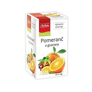 Apotheke Pomeranč a guarana čaj 20 x 2g