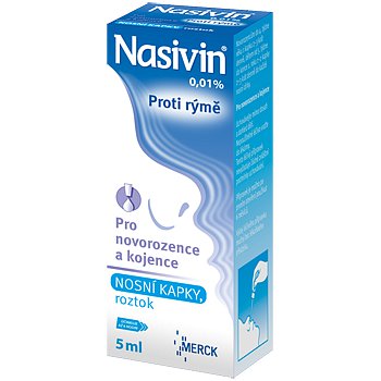 Nasivin 0.01 % nosní kapky 5 ml