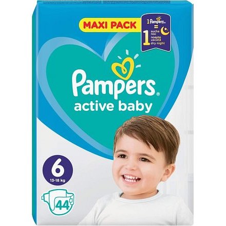 PAMPERS Active Baby Maxi Pack S6 44ks