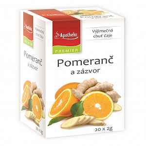 Apotheke Pomeranč a zázvor čaj 20x2g