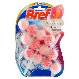 Bref DeLuxe Delicate Magnolia tuhý WC blok 3x50 g