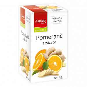 Apotheke Pomeranč a zázvor čaj 20x2g