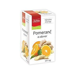 Apotheke Pomeranč a zázvor čaj 20x2g