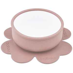 Baboo Silicone Bowl silikonová miska s přísavkou Au Naturale, 6m+ 1 ks