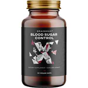 BrainMax Blood Sugar Control, 90 rostlinných kapslí