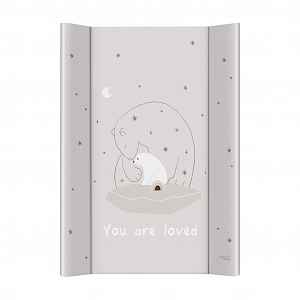 Ceba BABY Podložka přebalovací 2-hranná s pevnou deskou (50x70) Basic Polar Bears