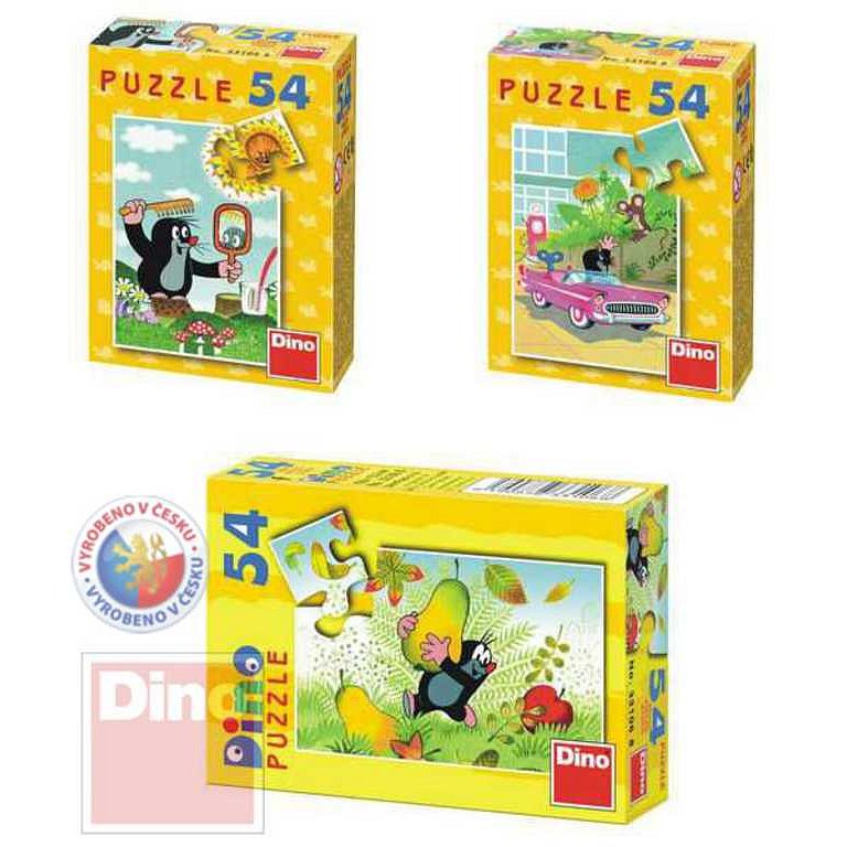 DINO PUZZLE 54 dilků Krteček mix