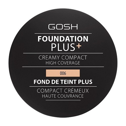GOSH COPENHAGEN Foundation Plus+ Creamy Compact  006 Honey  9g