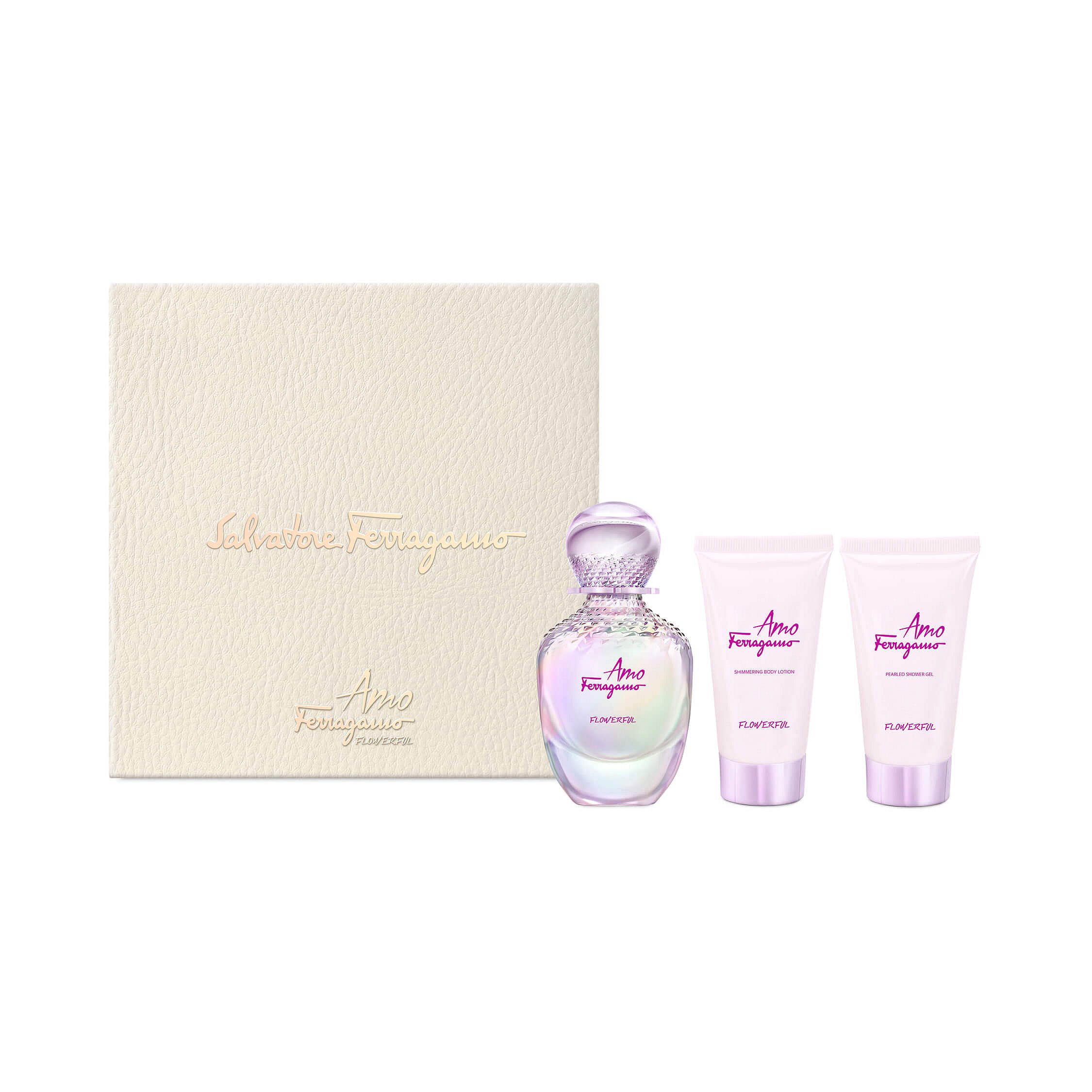 Salvatore Ferragamo Amo Ferragamo Flowerful Set Eau de Parfume 50ml + Body Lotion 50ml + Bath&Shower Gel 50ml