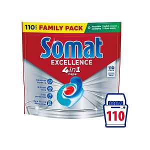 Somat Excellence 4in1 kapsle do myčky na nádobí 110 ks