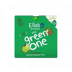 5x ELLA´S Kitchen Ovocné pyré - Jablko (The Green One) 90g