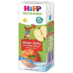 Hipp ŠŤÁVA BIO Jablko s neperlivou vodou 200 ml