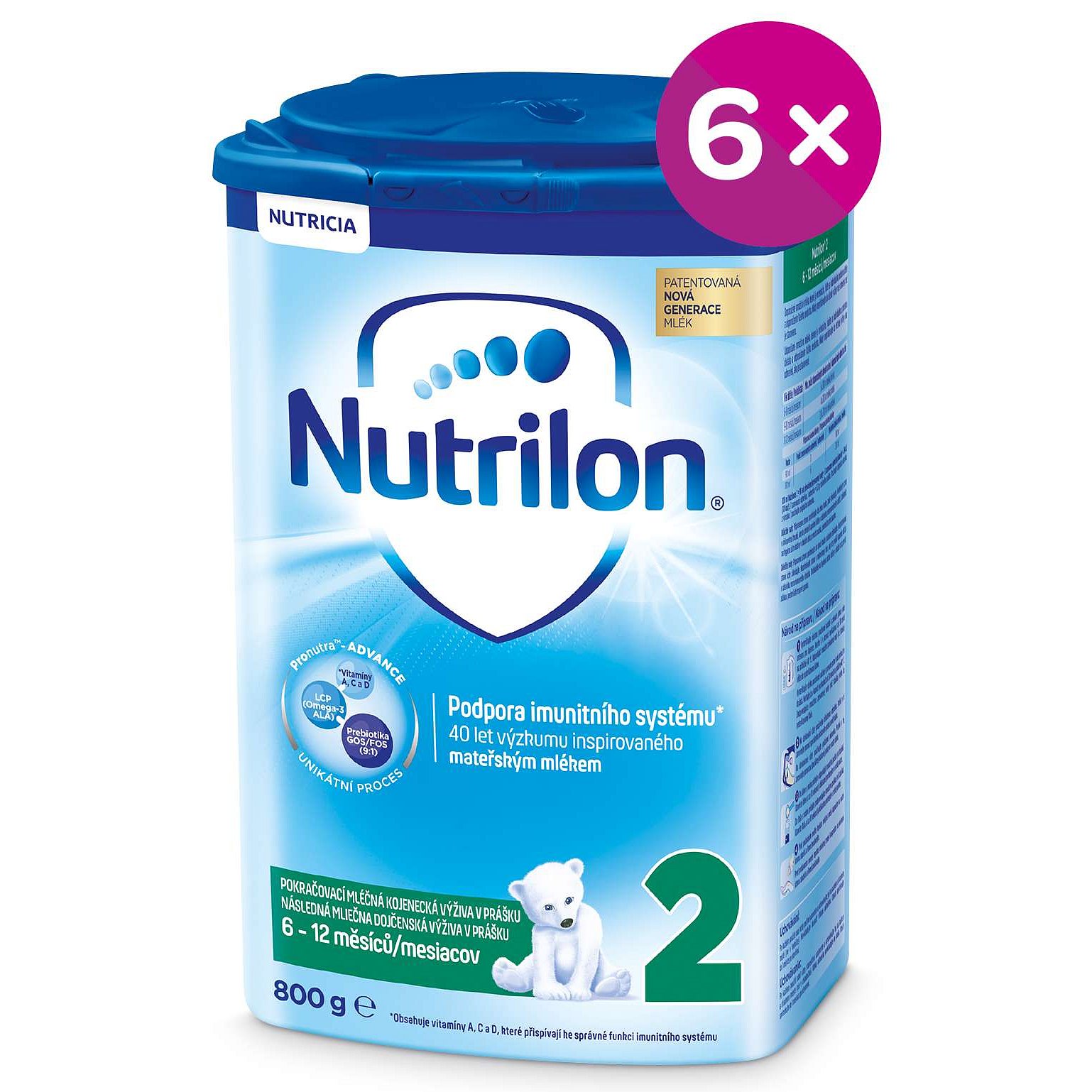 Nutrilon 2, 6x800g