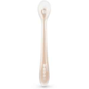Baboo Silicone Spoon lžička Au Naturale, 6m+ 1 ks