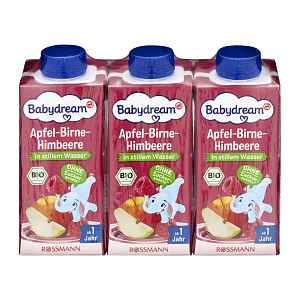 Babydream BIO Ovocná šťáva jablko, hruška, malina 600 ml