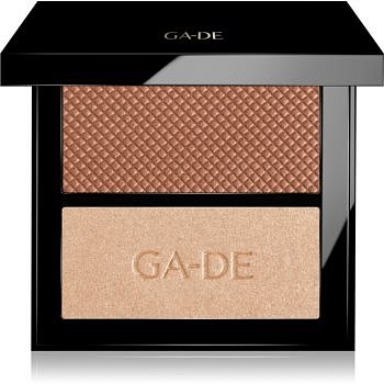 GA-DE Velveteen paletka na tvář odstín 22 Bronze & Glow 7,4 g