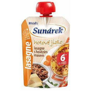 Sunárek lasagne s hovězím masem 120 g