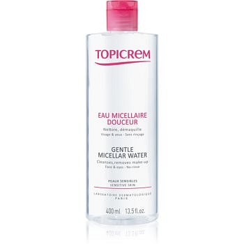 Topicrem UH FACE Gentle Micellar Water jemná čisticí micelární voda pro citlivou pleť a oči 400 ml