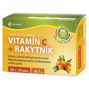 Vitamín C + Rakytník tbl.30+10