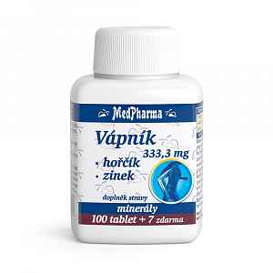 MedPharma Vápník+hořčík+zinek tablety 107