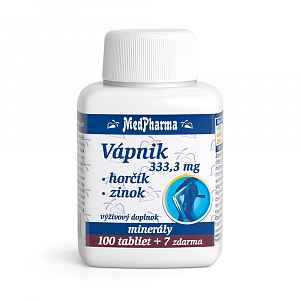 MedPharma Vápník+hořčík+zinek tablety 107