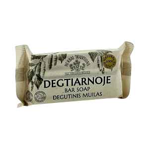 Dehtové tuhé mýdlo na obličej a tělo – 140 g – Herbal Traditions