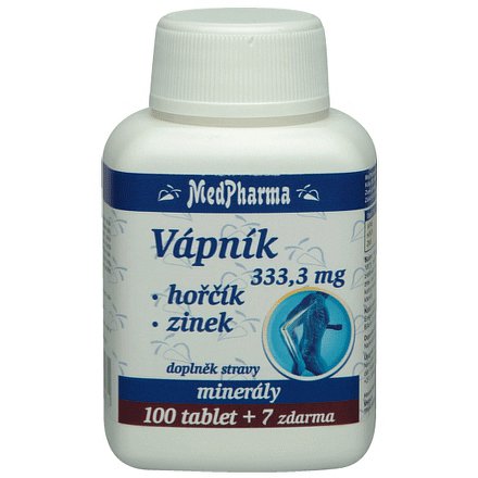 MedPharma Vápník+hořčík+zinek tablety 107