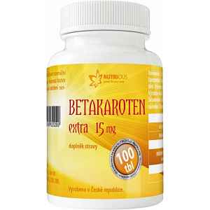 Betakaroten EXTRA 15mg tbl.100