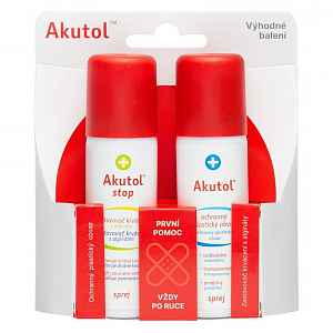 AKUTOL spray + Akutol STOP spray DUOPACK 2x60 ml