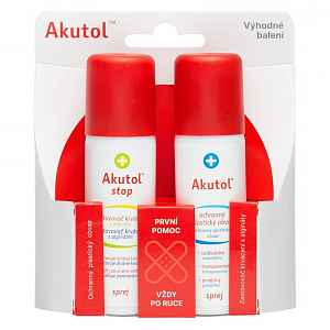 AKUTOL spray + Akutol STOP spray DUOPACK 2x60 ml