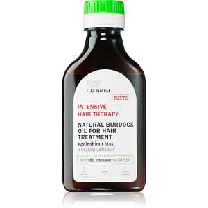 Elfa Pharm Intensive Cosmetic Intensive Hair Therapy Natural Burdock Oil For Hair Treatment olej proti padání vlasů s růstovým aktivátorem 100 ml