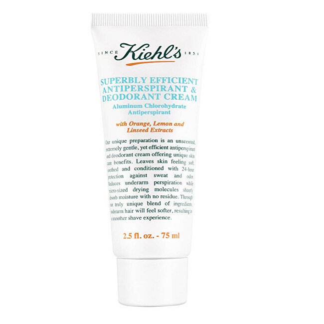 Kiehl´s Neparfémovaný krémový antiperspirant (Superbly Efficient Antiperspirant and Deodorant Cream)  75 ml