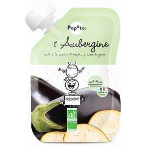 Popote BIO Kapsička Lilek pyré 4/6m+ 120 g